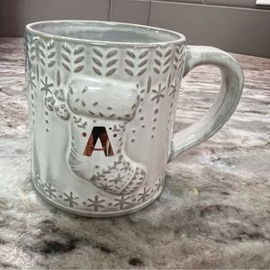 Anthropology Monogram Mug A